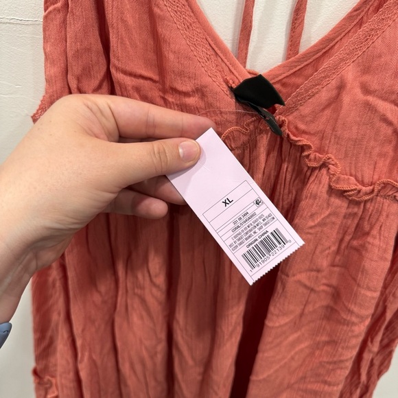 Wild Fable Spaghetti Strap Flowy Sun Dress Tie-Back XL - Picture 6 of 8